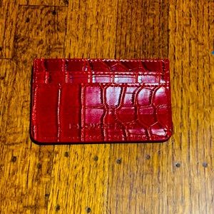 B-LOW THE BELT - CROC CARD CASE